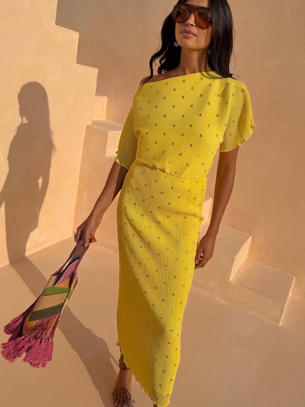 Never Fully Dressed Yellow Tilly dress XL